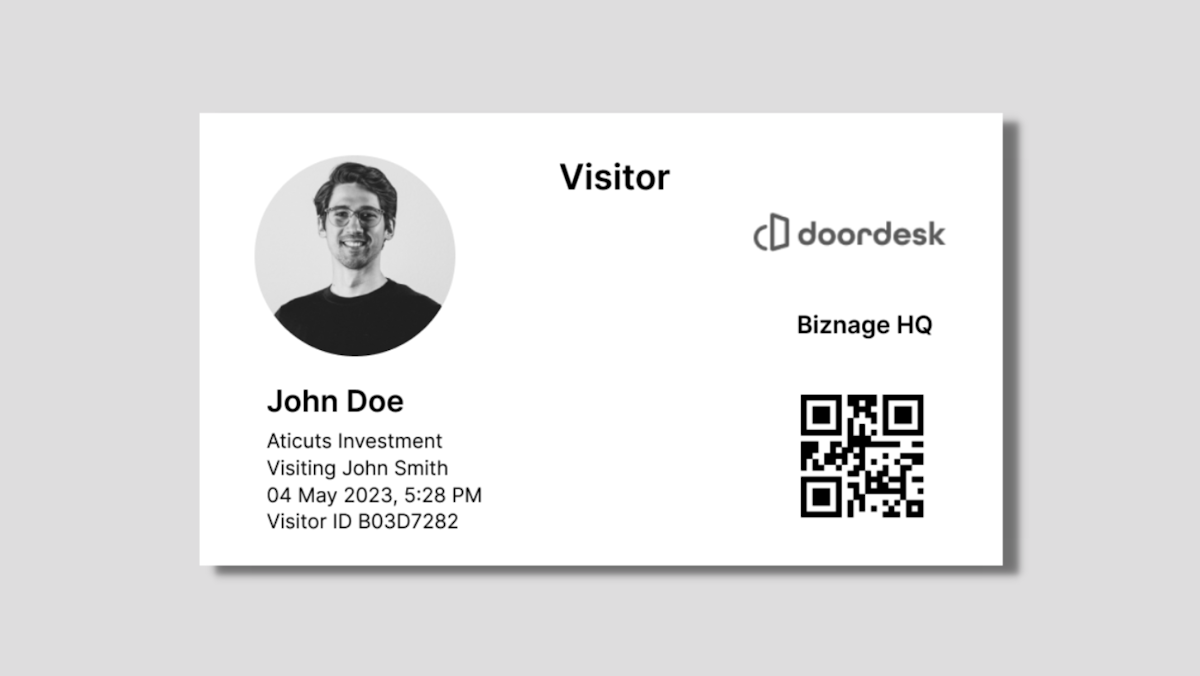 Visitor Badge Templates